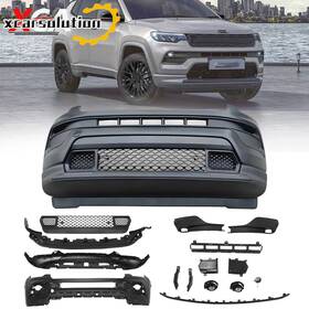 Mrot002729a Popstore B C D For 2022 2023 2024 Jeep Compass Front Bumper Upper Lower With Grills And Fog Covers