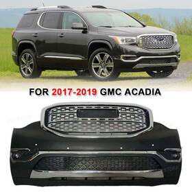 Sstbp250111394 Popstore For Gmc Acadia Denali 2017-2019 Front Bumper Cover Grille Assembly Kit Primed