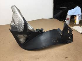 Porsche ##166a Cayman S 2009 Rear Right Passenger Bumper Cover Support Rail 06-12 A