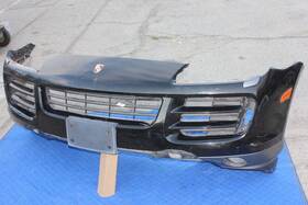 95550531113g2x Porsche 08-10 Cayenne Front Bumper Grill Inner Frame Valance Fog Duct Genuine Oem Black