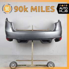 95850541110 Porsche 11-14 Cayenne 958 S Rear Bumper Cover Assembly Silver Oem 90k