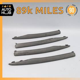 97050557502 Porsche Panamera 970 S Hybrid Front Bumper Right And Left Molding Trim Set Oem 89k