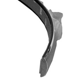 Crshx04973 Premium Replacement Parts Chrome Plastic Rear Bumper Cover Molding