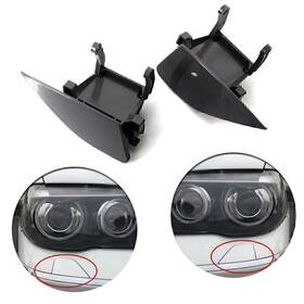 Purple 550744766989 Pair Front Bumper Headlight Washer Cover Cap For Bmw 7-series E65 E66 05-08 Us