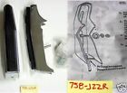 758-j22r Rare Chrome Bumper 1986 Cadillac Guards Part Seville Rear 2 Nos
