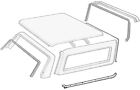 D8tz-98513c22-pr Removable Panel Ford Side Bronco Seals Roof 1978-1979