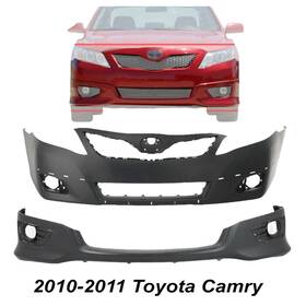 11069672 Replacement New Bumper Front Cover Valance Set For 2010-2011 Toyota Camry