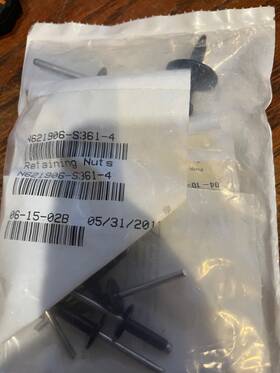 8190-hdwk Rlb / Amercian Custom From Ford Original Tooling 94-04 Mustang Front Bumper Cover Replacement Hardware War 25 Save Usa Sale