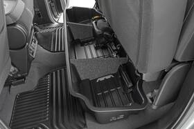 Rough Country 840269935800 Under Seat Storage For Chevy Silverado 1500 2019-2024 And 2500hd/3500hd 2020-20