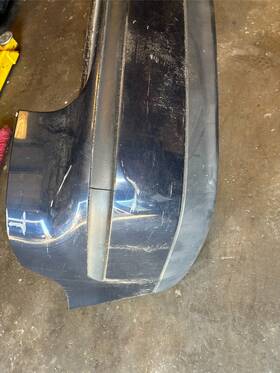 12788530 Saab Rear Bumper Cover Panel Assembly Blue 2003-2007 9-3 4 Door Sedan