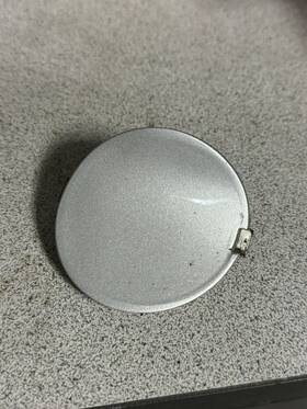 5020433 Saab 9-3 Viggen Se Aero Front Bumper Tow Hook Cover Oem Original Silver