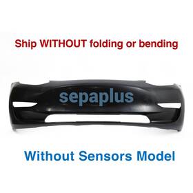 1916699-s0-a Sepaplus For Tesla Model 3 Front Bumper Cover Unpainted Without Parking 2021/23
