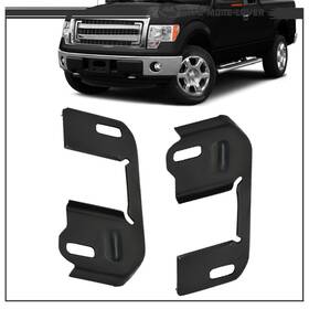 Al2451984lv Silscvtt Bumper Bracket For 2010-2014 Ford F-150 Set Of 2 Front Left And Right Side