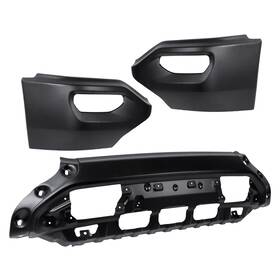 Fs2084950sr Silscvtt Split Steel For Gmc Sierra 1500 2016-18 Without Sensors Holes Front Bumper Face Bar