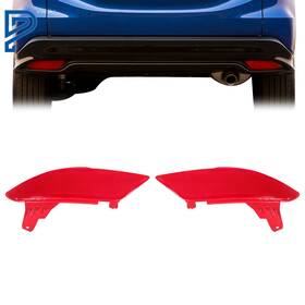 Po1256225lt Silscvtt Left Right Rear Bumper Reflector Lights Set Red For Honda Hr-v 2016-2022 Lh Rh