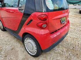 190-59148 Smart 2013 2014 2015 Fortwo Pure Oem Red Rear Bumper Peeling Clear Coat