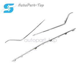 1678856803 Soillar For 2020-2025 Mercedes Gle580 Gle450 Gle350 3pcs Front Bumper Molding Trim