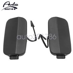 4l0807450e Soillar 4l0807449e 2pcs Primed Rear Bumper Tow Hook Eye Cover Left And Right For Audi Q7 2010-15 New