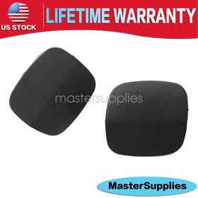 52128-48010 Soillar Front Bumper Tow Hook Cover Cap Accessory Pair Black For Lexus Rx330 2004-2006