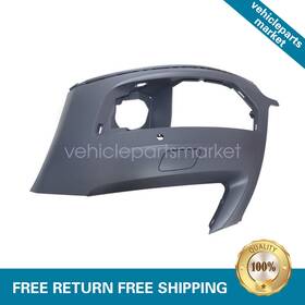 8r0807107cgru Soillar Front Left Bumper Cover With Park Sensor Holes Fit For 2009-2012 Audi Q5 3.2l