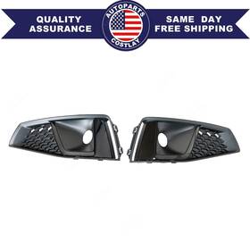 8wd8076821j Soillar 8wd 807 6821 2x Fog Light Cover Grille Trim Left And Right Side For 2019 Audi A4 Quattro S4 New