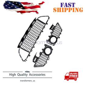 51118054155 Soillar A0147a0101 For 13-15 Bmw 3series F30 F31 1set Black Front Bumper Grille 51118068124