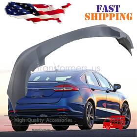 Es7z-17kb835-bptm Soillar Fits For 2013-2018 Ford Fusion Rear Bumper Cover With Park Asist Primed Replace Us