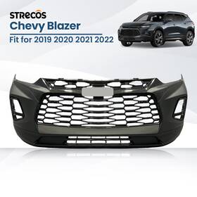 84450245 Strecos For 2019-2022 Chevy Blazer Front Bumper Cover Complete Assembly Grille Grill Kit