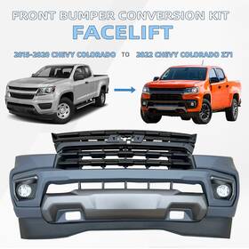 84461411 Strecos For 2021 2022 Chevy Colorado Z71 &upgrade Front Bumper Cover Assembly Grille Kit