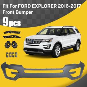 Swlbp250104209 Strecos New Primed Front Upper Bumper Cover Fits For 2016-2017 Ford Explorer With Bracket