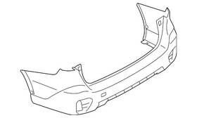 57702an20b Subaru Genuine Bumper Cover