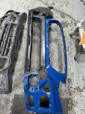 57704-an20a Subaru 2022 2023 Outback Wilderness Front Bumper Cover Oem Blue