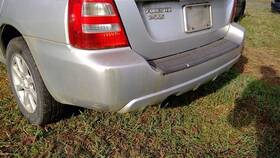 57704sa011 Subaru Rear Bumper With Body Color Fits 03-05 Forester Oem