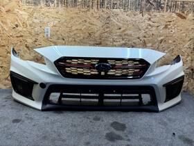 57704va050 Subaru Wrx Sti 18-21 Oem Front Bumper Cover Panel With Grille Emblem White 27k