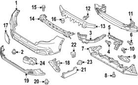 57707sl000 Subaru Genuine Corner Support