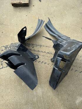 57731fj090 Subaru 2014-2016 Crosstrek Hybrid 2.0lrear Bumper Cover Spacer Panel Pair Oem