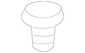 59122pa010 Subaru Genuine Bumper Cover Retainer Clip