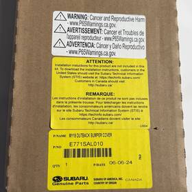 E771sal010 Subaru 2018 2019 Outback Rear Bumper Step Pad Cover New Genuine Oem