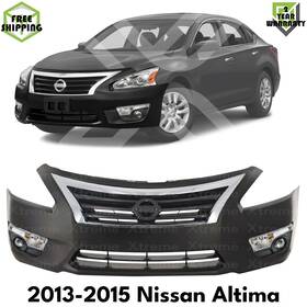 14894721 Tag Auto Front Bumper Cover Primed And Fog Lights Assembly Kit For 2013-2015 Nissan Altima