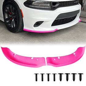 Tengbase A1-fcg001-bk Front Bumper Lip Splitter Protector Dodge Pink