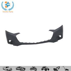 Tfp200695tp Terrific-parts For Chevrolet Traverse 2018-2021 Black Plastic Front Bumper Cover 84088059