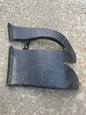 1043927-00-d Tesla 2016-2020 Model X Mx Front Left Bumper Foglamp Air Duct Fog Light Vent Lh