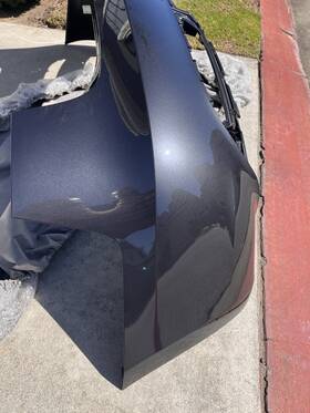 2013443-s4-d Tesla Model 3 Brand New Rear Bumper 2018 2019 2020 2024 Grey Oem
