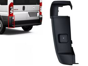 5ma18jxwaa Texas-e-parts Fits 2019-2024 Ram Promaster Left Rear Bumper Side End Cap Cover Local Pickup