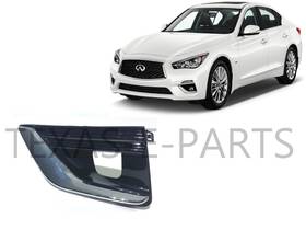 In1038110 Texas-e-parts Fits 2018-2024 Infiniti Q50 Left Front Bumper Fog Light Cover Driver Side L