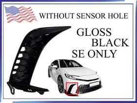 To1039285 Texaseparts For 2025 Toyota Camry Se Right Front Bumper Side Trim Without Sensor Hole Gloss