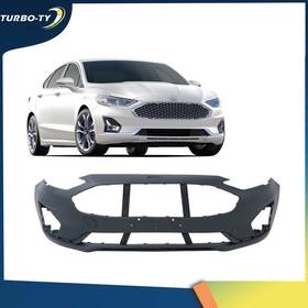 Tinvhy 2087345 Front Bumper Cover With Tow Hook Hole Plastics Fit For Ford Fusion 2019 2020