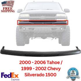 6568 Tnt-autoparts Front Bumper Upper Cover For 2000-2006 Tahoe / 1999-2002 Chevy Silverado 1500