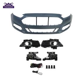 Tpg2385 Topgears56 Front Bumper Cover& Pair Of Fog Lights With Switch Kits For Ford Fusion 13-15 16