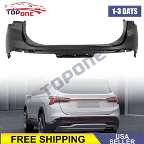 Jhbut10109 Topone Primed Rear Bumper Cover For 2021 2022 2023 Hyundai Santa Fe Hy1114108